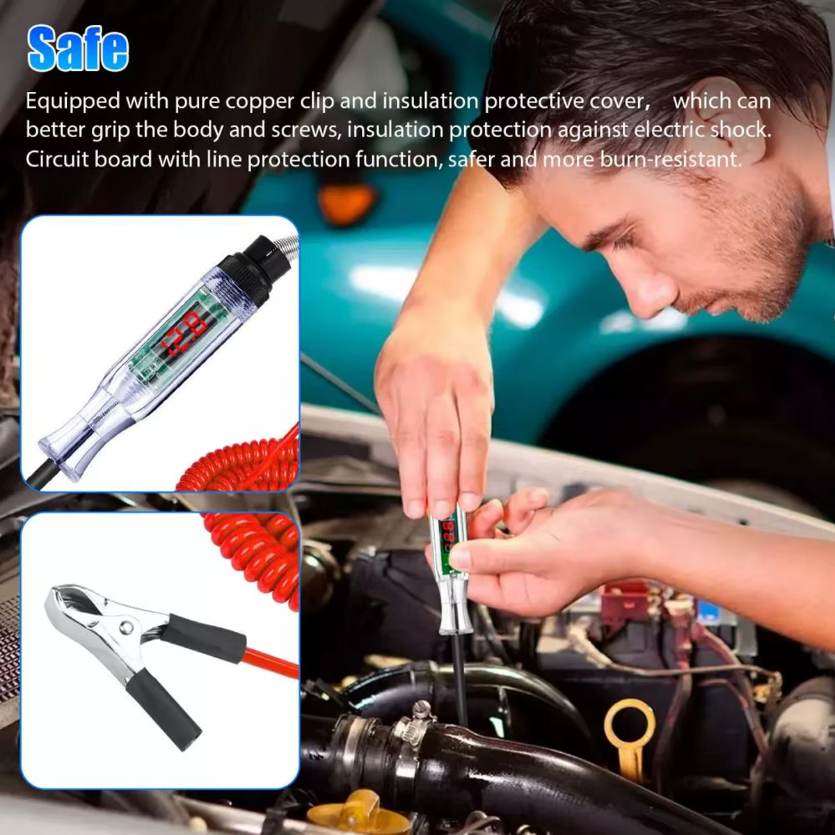 YONGRUN 1PC Automotive Voltage - Car Diagnostic Tool review and price