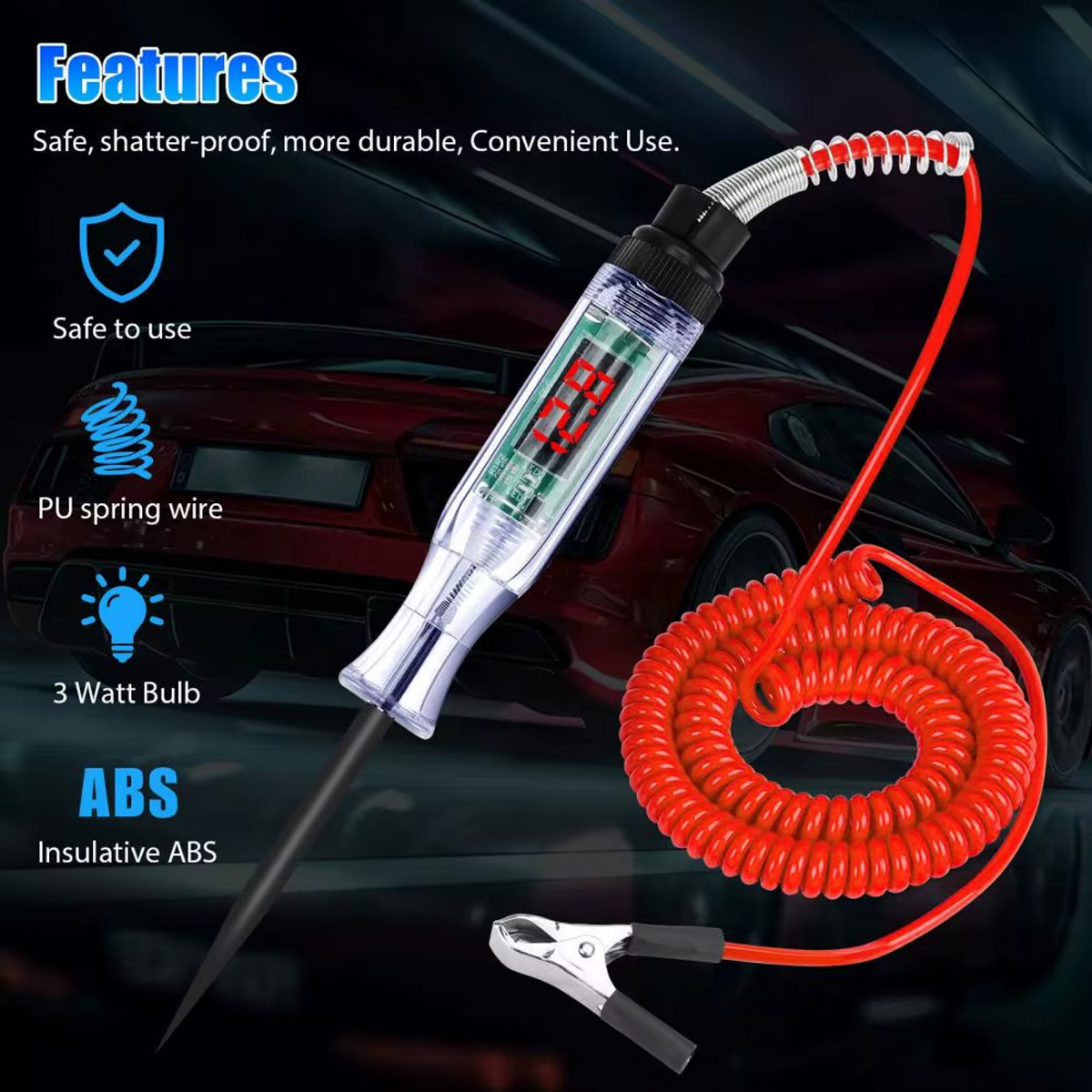 YONGRUN 1PC Automotive Voltage - Car Diagnostic Tool review and price