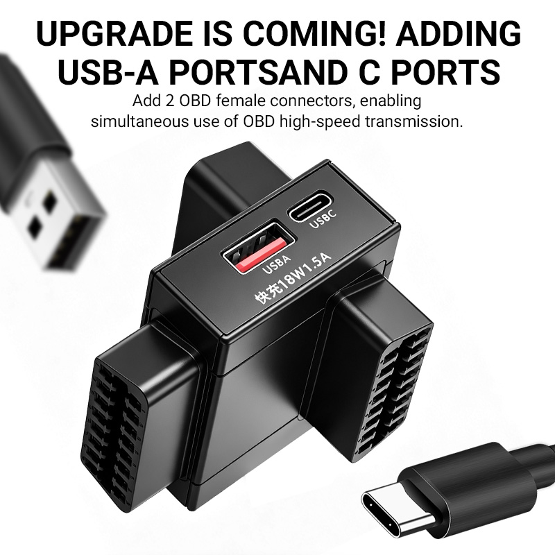 OBD2 Splitter Adapter 1 To 2 w - Car Diagnostic Tool review and price