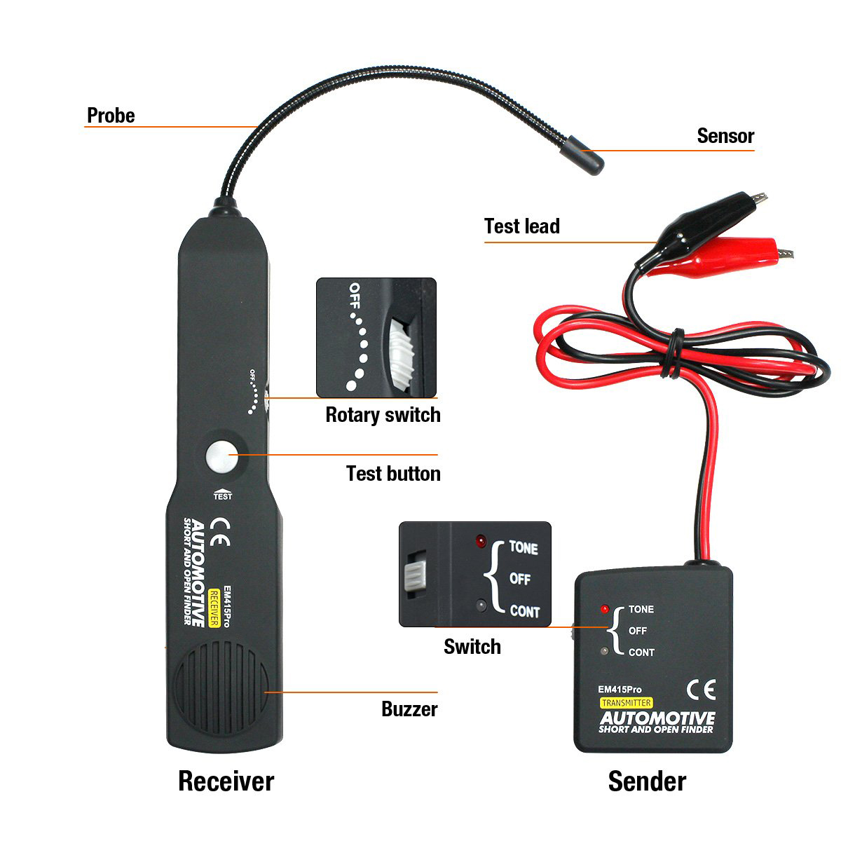 EM415 PRO Car Short Cable Trac - Car Diagnostic Tool review and price